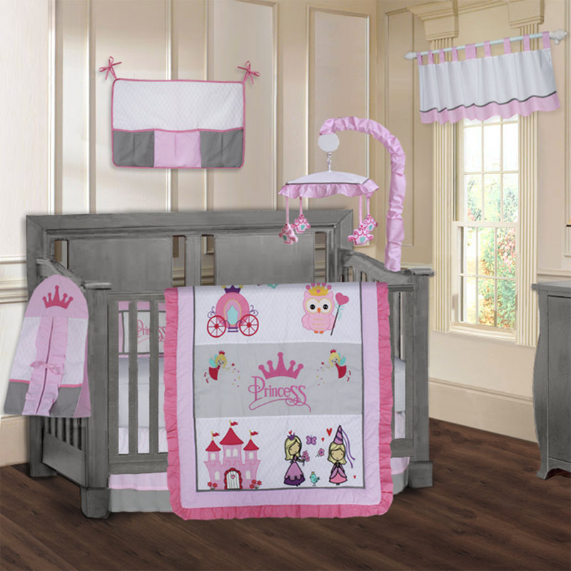 TANOFAR 5 Piece Crib Bedding Set, Mountain Baby Blanket, Crib...